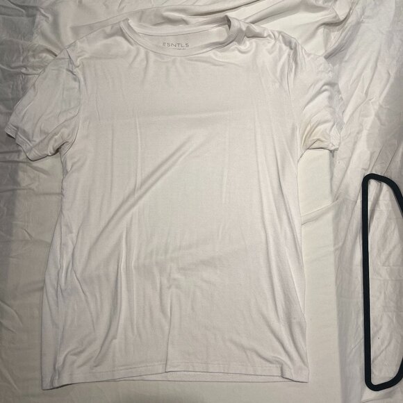 ESNTLS White Bamboo Tee Size Large (2 Pack) - Picture 1 of 13